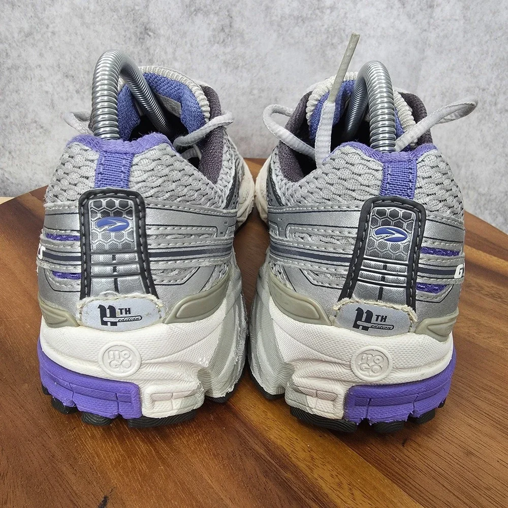 Brooks Women's Gray and Purple Running Shoes